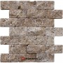 5x10 RUSTİK Patlatma Eskitme Traverten Taş Duvar Kaplama - DT1619